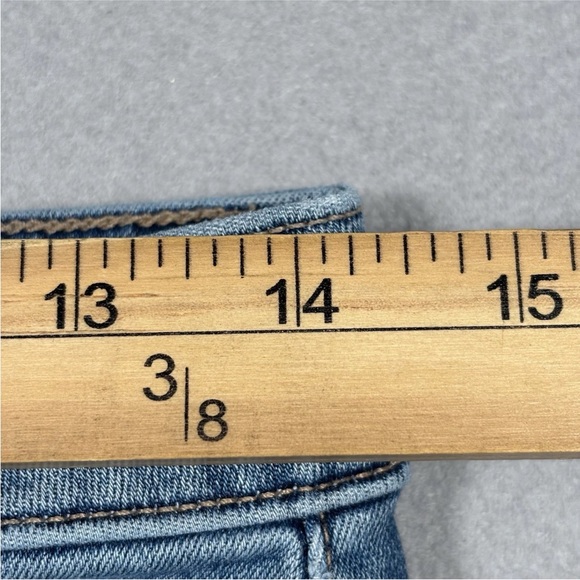 American Eagle Jeans Womens 6 Long Blue Super High Rise Jegging Light Wash - Picture 2 of 10